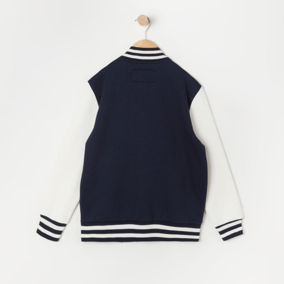 Boys LA Graphic Oversized Varsity Jacket - Picture 2 of 2